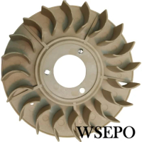 Quality Plastic Generator Rotor Cooling Fan Fits Gas Engine 188F 190F GX390/GX420/GX440 Diesel 186F 188F Powered 5-8KW Genset