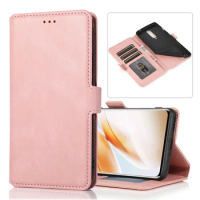 Leather Flip Wallet Case For OnePlus 7 7T 8 Pro Nord Card Stand Slot Phone Cover Coque
