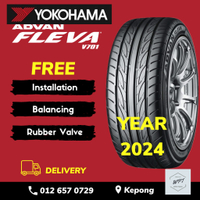 YOKOHAMA ADVAN FLEVA V701 195/55R15 165/50R15 195/50R16 215/45R17 225/4018 245/45R18 205/50R16 Tayar