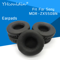 YHcouldin Earpads For Sony MDR ZX550BN MDR-ZX550BN Headphone Accessaries Replacement PU Leather Soft Material