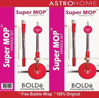 Bolde Gagang Tongkat Pel Lantai Handle Set Super Mop Merah