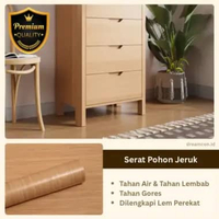 Stiker Kayu PVC Sheet Sticker Pelapis Furniture 1,2M X 10M Wall Sticker Motif Taco Sheet Serat Pohon