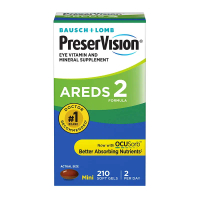美國博士倫/博視康Preservsion Areds 2 第二代配方葉黃素+玉米黃素+維他命C+E, 210粒膠囊