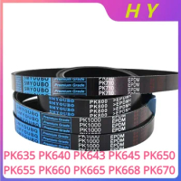 PK multi-groove belt belt PK635 PK640 PK643 PK645 PK650 PK655 PK660 PK665 PK668 PK670 3/4/5/6/7/8/9/10/12Ribs