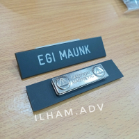 papan nama dada grafir full doff - magnet
