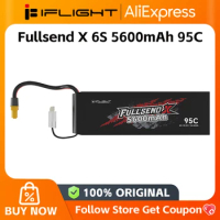 iFlight Fullsend 6S 5600mAh 22.2V 95C LIPO Battery with XT60 / XT90 connector for FPV parts