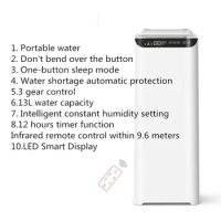 220V Commercial Household Electric Air Humidifier 13L/16L Available Mist Maker Humidifiers EU/AU/UK/US