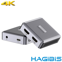HAGiBiS海備思 視訊影像採集卡  Switch/直播/HDMI/Type-c 4K輸出