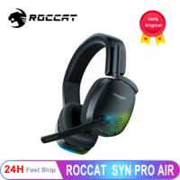 ROCCAT SYN PRO AIR Headset Wireless Gaming Headset 7.1 Listening Voice Debate Computer Headset Headset
