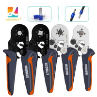 Ferrule Crimping Tool Kit AWG23-7 Self-adjustable Ratchet Wire Single Crimping Tool Kit Plier Tool Set Wire Crimp Wire Terminal