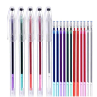 Cross Stitch Water Soluble Pen Set Water Automatic Erasing Pen Marker Water-Soluble Refill Fabric Markers DIY Sewing Accessories