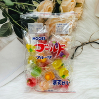 日本 HOOEI 豐榮 水果風味軟糖 205g 綜合水果風味 個別包裝｜全店$199免運