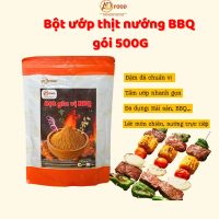 Bột ướp thịt nướng BBQ gói 500g ADFOOD - vị dậm đà, cay nhẹ chuẩn BBQ, lắc món chiên snack, khoai tâ