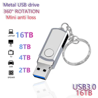 100% High Speed USB 3.0 Pendrive 16TB Cle USB Flash Drives 2TB Pen Drive 4TB Metal 8TB USB Stick Portable SSD Gift Free Shipping