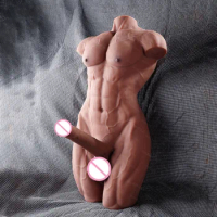 16kg Huge Penis Male Body Sex Doll Men's Torso Strong Muscle Women Men Masturbator Gay Anal Sex Toys Long Dildo Plug Sex Doll