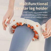 Roller Pijat Betis Bongkar Pasang 14 Roda Detachable Muscle Roller Multifungsi Pendorong Paha & Pele