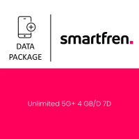 Paket Mobile Data Smartfren - Unlimited 5G+ 4 GB/D 7D