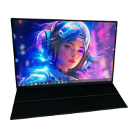 16" 2.5K 165hz Portable Monitor QHD 144hz Travel Gaming Display FreeSync 2560*1600 100%sRGB 500Cd/m² for Laptop Switch ps4 ps5