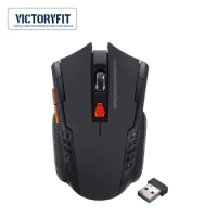2.4Ghz Gaming Wireless Mouse for MacBook Air Pro 2018-2022 With USB Receiver 1000-1600 Adjustable DPI PC Computer Gaming Mouse