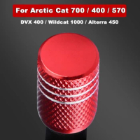 Tire Valve Cover Aluminum for Arctic Cat DVX 400 700 570 550 300 660 Wildcat 1000 Alterra 450 TRV 650 XR 500 Accessories