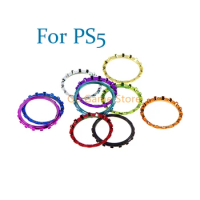50pcs For Playstation 5 PS5 Controller Chrome Plating Accent Thumbstick Rocker Rings Replacement Accessories