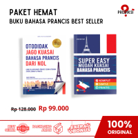 Paket Hemat 2 Kuasai Bahasa Prancis (Buku Otodidak Prancis Dari Nol + Super Easy Bahasa Prancis)