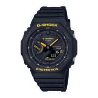 【CASIO】G-SHOCK 藍牙 太陽能電力 潮流警示 搶眼黑黃 GA-B2100CY-1A