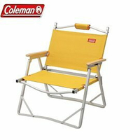 [ Coleman ] 輕薄摺疊椅 黃 / 休閒椅/ 公司貨 CM-F508