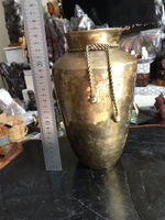 日本回流銅花瓶，印度制作純銅花瓶，無殘缺，局部輕微小凹陷和劃