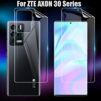 3PCS Matte Clear Hydrogel Film for ZTE Axon 30 5G 40 Pro Ultra 20 Screen Protector for ZTE Axon 50 Lite Protective Film