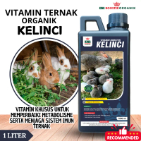 Vitamin Ternak Probiotik Kelinci 1 LITER Booster untuk kelinci Hias Anggora Fuzzy Lop Holland Nether