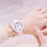 手錶 2021年新款手錶女款學生簡約考試專用潮流兒童可愛防水防摔電子錶【CM11741】