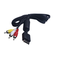 Multi Component Games Audio Video AV Cable to RCA for SONY PS1 PS2 PS3 PlayStationCable Console TV Game Computer Accessories