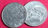 28mm Mexico 1970-1983 ,100% Real Genuine Comemorative Coin,Original Collection