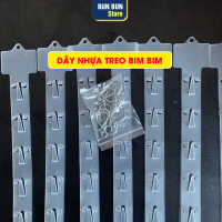 10 Dây treo siêu thị, Dây treo bánh snack, dây treo bim bim - Combo 10 dây + kèm móc sắt