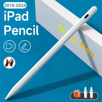 For Apple iPad Pencil Palm Rejection Stylus Touch Pen,For iPad Air 11 2024 iPad Air Pro 11 12.9 Note-taking Pen 1 2 Generation