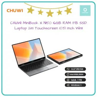 CHUWI MiniBook X N150 16GB RAM 1TB SSD Laptop 2in1 Touchscreen 10.51 Inch Win11 Portable Ultralight