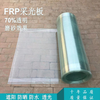 FRP陽光板透明瓦彩鋼隔熱透明屋頂塑料板雨棚屋檐陽臺陽光房