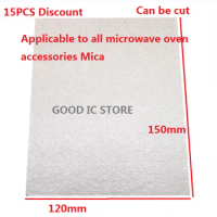 15 Pieces of High-Quality Microwave Oven Parts 150 x 120X0.5mm Mica SheePlate, Suitabl Galanz Midea Panasonic LG etc.Microwave
