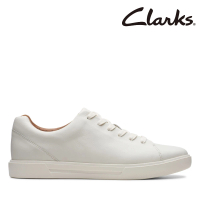 Clarks 男鞋 Un Costa Lace 全皮面板鞋風潮綁帶休閒鞋(CLM40164C)
