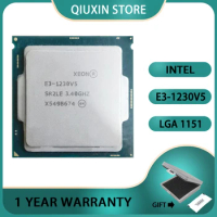 процессор Xeon E3-1230V 5 3,40 ГГц 8M 80 Вт LGA1151 E3-1230 V5 E3 1230V 5 Бесплатная четырехъядерный процессор E3 1230 V5