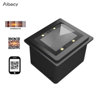 Aibecy 1D/2D/QR BarCode Reader Embedded Barcode Scanner Self-Induction Module Scanner USB Connection Command Control for Payment
