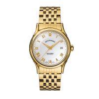 【REVUE THOMMEN 梭曼】華爾街系列 自動機械腕錶 白面x鍊帶/37mm(20002.2112)