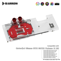 Barrow GPU Water Cooling Block for Colorful RTX 3070 3060ti Vulcan, Full Cover ARGB GPU Cooler, BS-COI3070-PA
