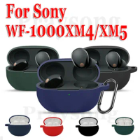 Fashion Cool Case for Sony Earbuds WF-1000XM5 Soft Silicone Case Earphone WF-1000XM4 Case Wireless Charging Box Funda Cover
