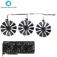 Original for ASUS ROG-STRIX-RTX 2060 2070-O8G-GAMING RTX2060 RTX 2070 Graphics Video Card cooling fan T129215SH T129215SL