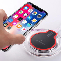 200pcs Qi Wireless Charger for Samsung Galaxy S9 S8 Plus Xiaomi mi 9 Charging Dock Cradle Charger for iphone XS MAX XR