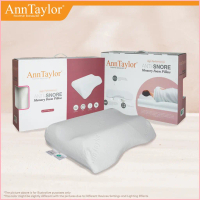 Ann Taylor Anti-Snore Memory Pillow | High-Density Foam, Breathable Cover, Compact Support