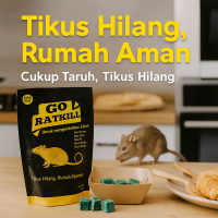 GORATKILL Pembasmi tikus siap pakai sangat ampuh basmi semua jenis tikus buat tikus