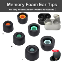 Replacement Memory Foam Ear Tips Cushion Earbuds For Sony WF-1000XM5 WF-1000XM4 WF-1000XM3 Eartips Anti Slip Earphone Earplugs